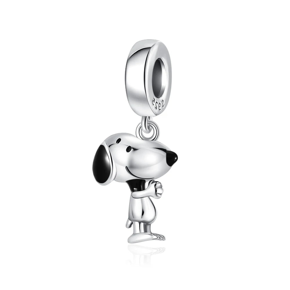 925 Silver Heart Bead Pendant For European Bracelet