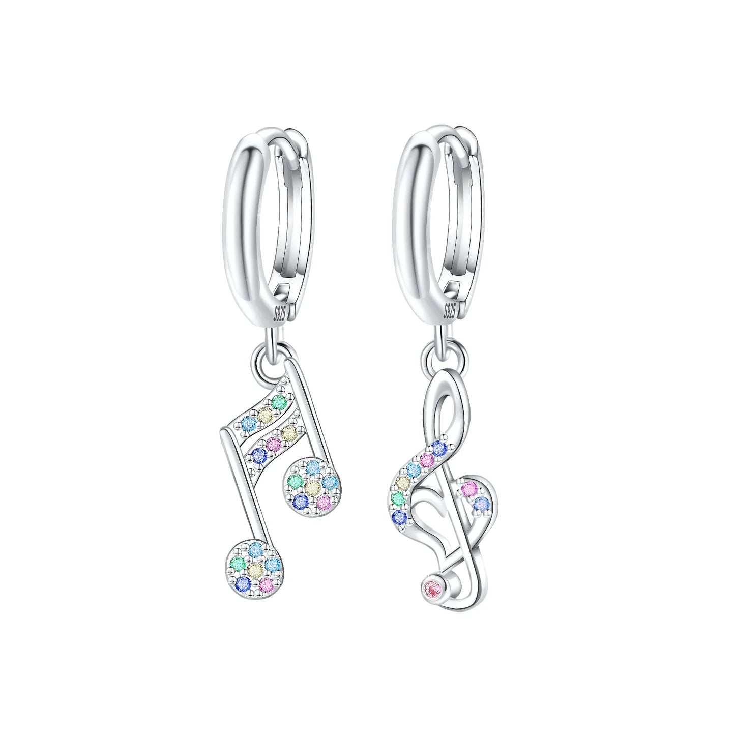 925 Sterling Silver Music Charms Beads Musical Note Piano Guitar Headset Earrings Pendants for DIY Bracelet Fine Jewelry Gift