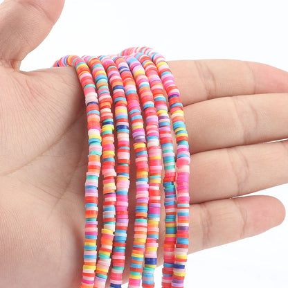 Vibrant 320-Piece Polymer Clay Beads Set for DIY Jewelry Crafting