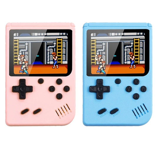 BOYHOM Retro Portable Mini Handheld Video Game Console 8 Bit 3.0 Inch Color LCD Built In 500 Games For Kids