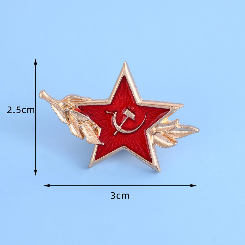 Vintage CCCP USSR Enamel Lapel Pin Badge Soviet Union Collectible Brooch