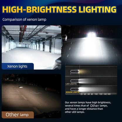 Roadsun Xenon Headlight Bulbs 35W 30000LM HID D1S D2S D3S D4S 4300K-10000K 2PCS
