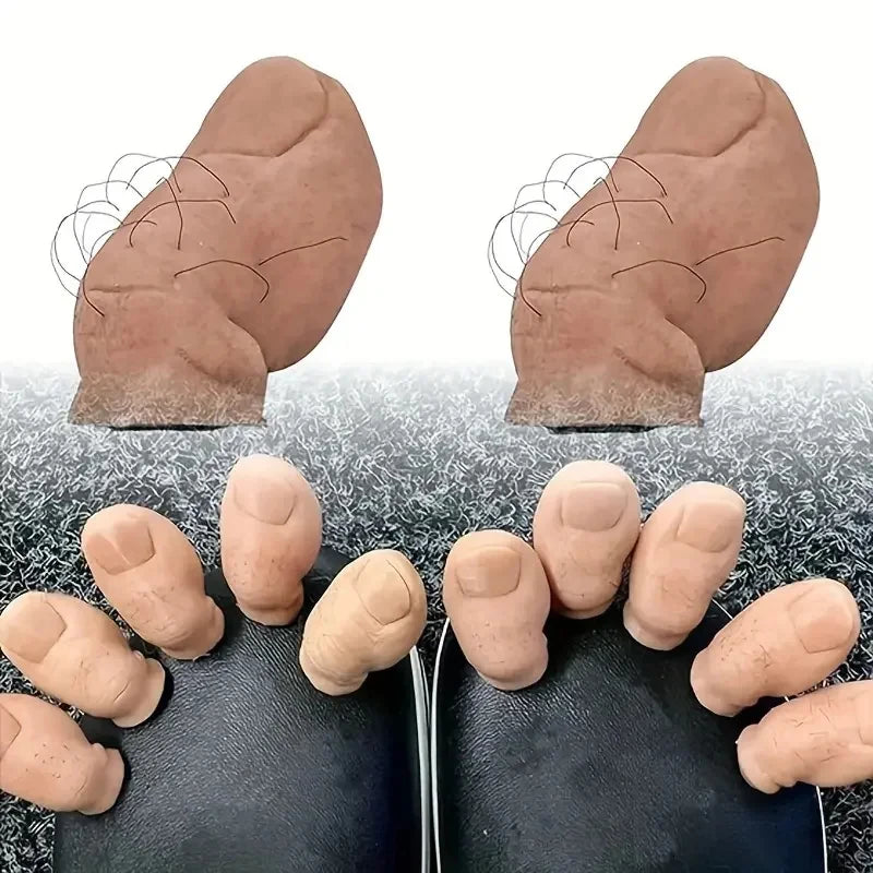 3D Funny Toe Shoe Charms for Unique DIY Decoration and Party Gifts