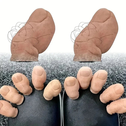 3D Funny Toe Shoe Charms for Unique DIY Decoration and Party Gifts