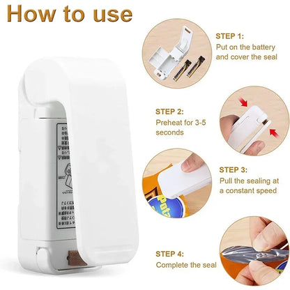 Mini Heat Bag Sealing Machine for Food Packaging Closure