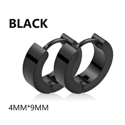 Punk Stainless Steel Stud Earrings Set for Men and Women Type2