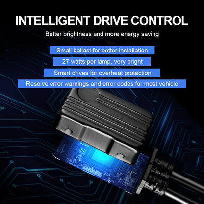 Ultra-Bright LED Car Headlight Bulbs 9006 HB4 24000LM 6000K White Canbus Compatible