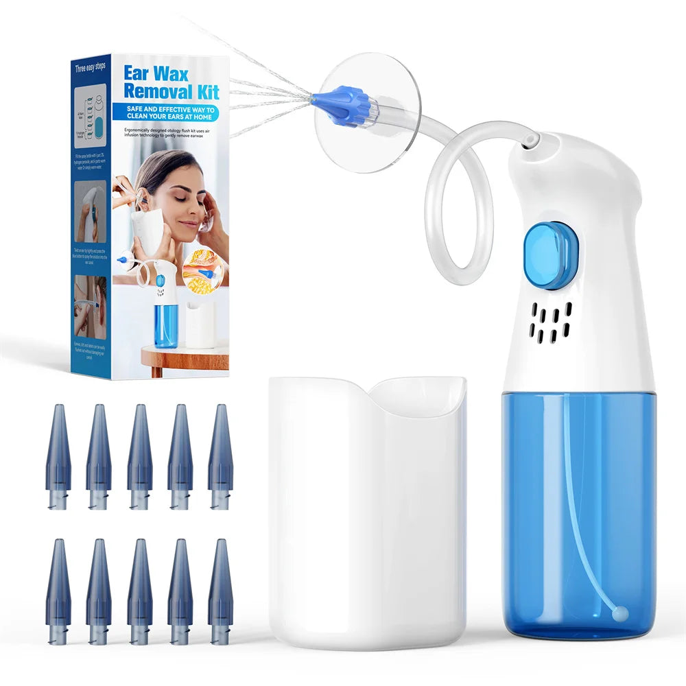 Ear Wax Removal Manual Ear Cleaner Kit Safe and Effective E20 Blue