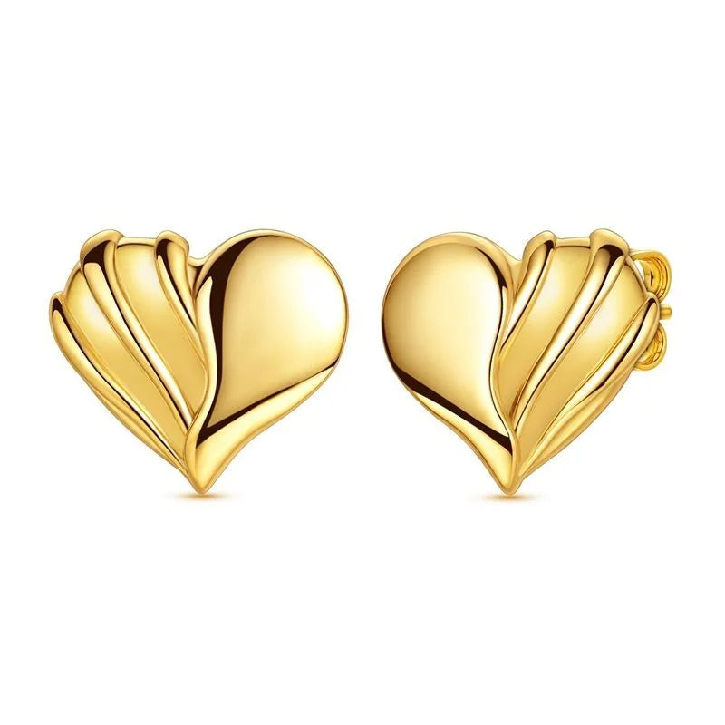 925 Sterling Silver Colorful Butterfly Heart Flower Starfish Bow Geometry Stud Earrings for Women Gift Jewelry Accessories