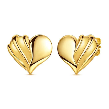 925 Sterling Silver Colorful Butterfly Heart Flower Starfish Bow Geometry Stud Earrings for Women Gift Jewelry Accessories