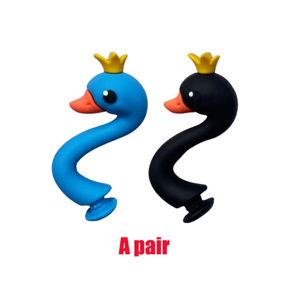 Whimsical 3D Swan Shoe Charms PVC Accessories for Customizing Shoes and Bags
