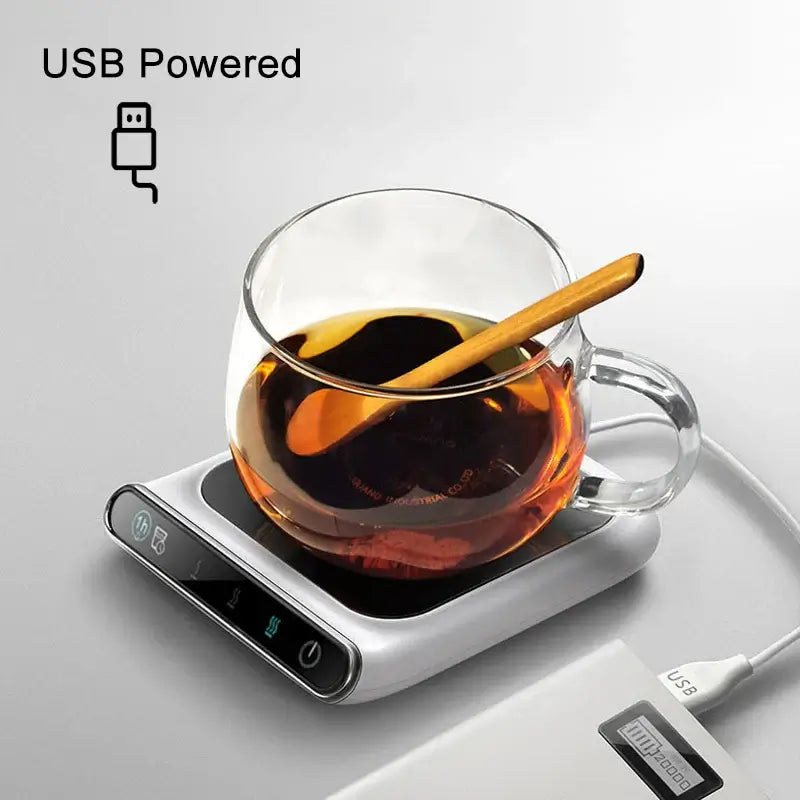 Mini Portable USB Cup Warmer Coffee Mug Heating Coaster