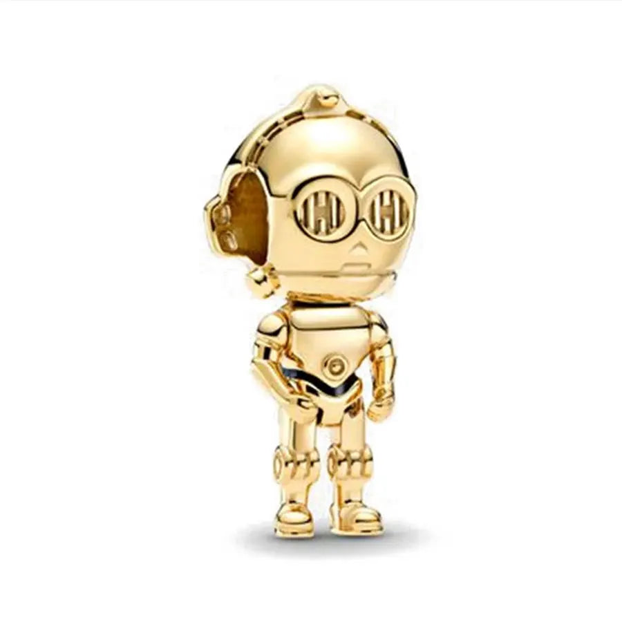 Sterling Silver 925 Disney Star Wars Teardrop Bead Charm