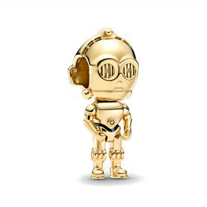 Sterling Silver 925 Disney Star Wars Teardrop Bead Charm