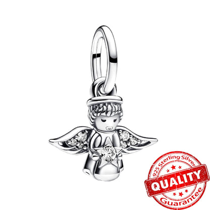 Elegant 925 Sterling Silver Ocean Themed Pendant Charm for Jewelry FCC459
