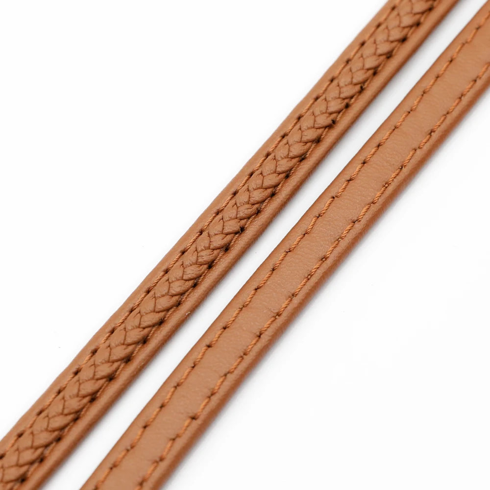 Vibrant Faux Leather Braided Cord for DIY Bracelets and Jewelry Making