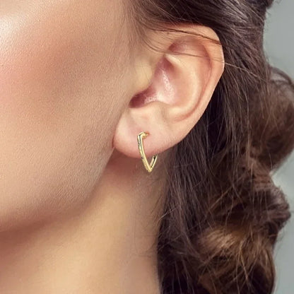 925 Sterling Silver Gold Hoop Earrings Halloween Pumpkin Skull Christmas Tree Zircon Studs for Women DIY Jewelry