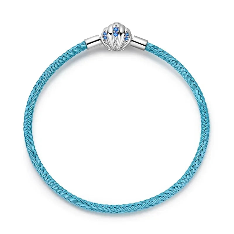 925 Sterling Silver Heart Lock Snake Bone Chain Bangle Women’s Classic Zircon Bracelet Fine Jewelry Party Gift