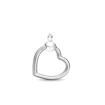 Zircon Love Heart Pendant Necklace Top Rated DIY Jewelry Charm for Women B3002