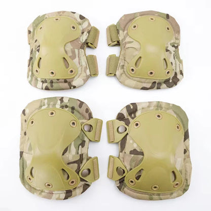 Unisex Camo Tactical KneePad Elbow Pads Safety Gear Kneecap CP