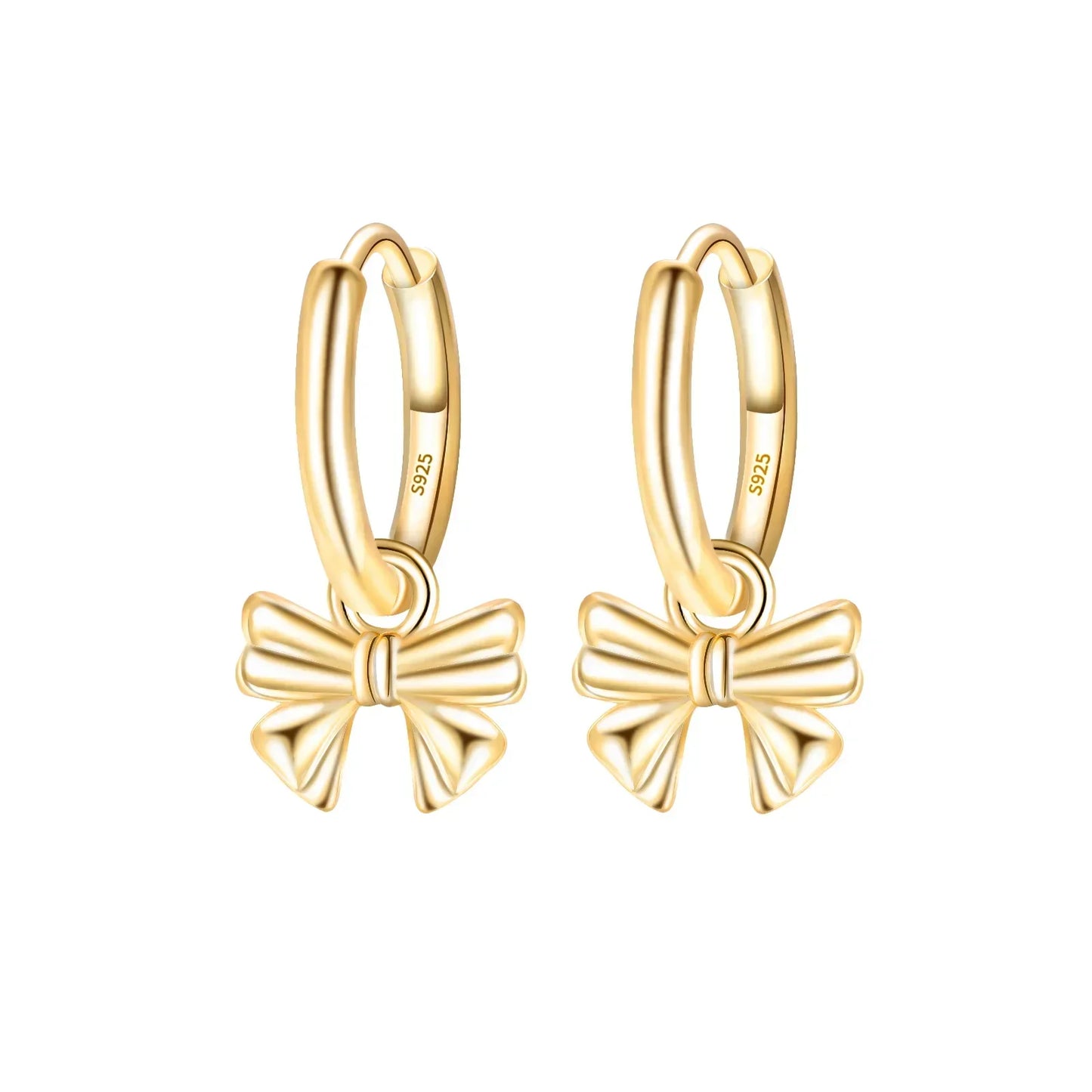 925 Sterling Silver Gold Hoop Earrings Halloween Pumpkin Skull Christmas Tree Zircon Studs for Women DIY Jewelry
