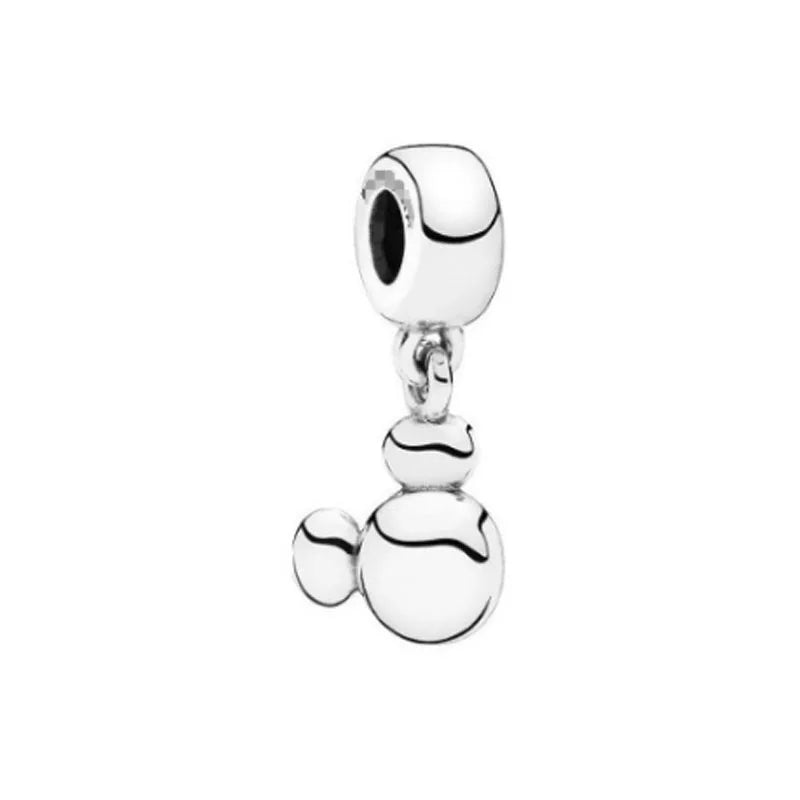 Exquisite 925 Silver Heart-Shaped Beads with Deer Pendant for European Bracelets DIY Jewelry