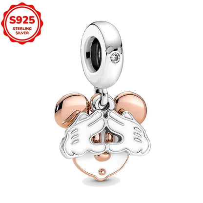Disney 925 Sterling Silver Pixar Character Bead Charm