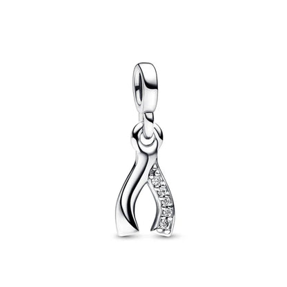 2025 Hot Selling 925 Silver ME Series Golden Tooth Elephant Pendant for European Original ME Bracelet DIY Charm Jewelry