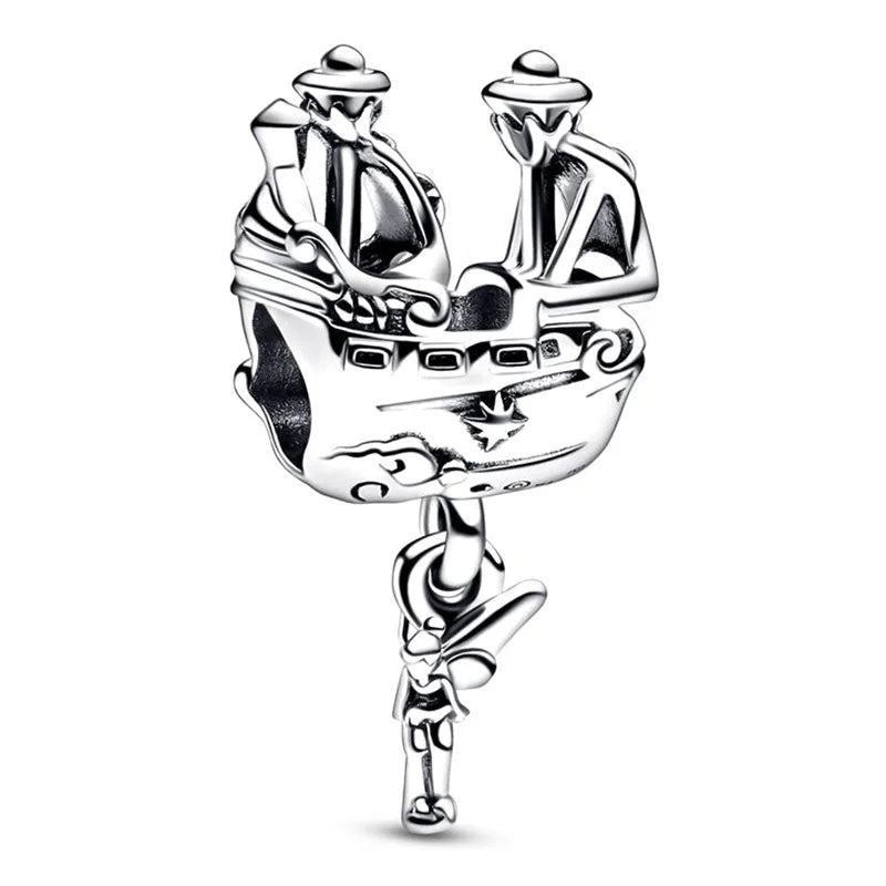 Disney Mickey and Minnie Ice and Snow Princess Charm Pendant for DIY Jewelry DL-022