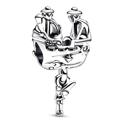 Disney Mickey and Minnie Ice and Snow Princess Charm Pendant for DIY Jewelry DL-022