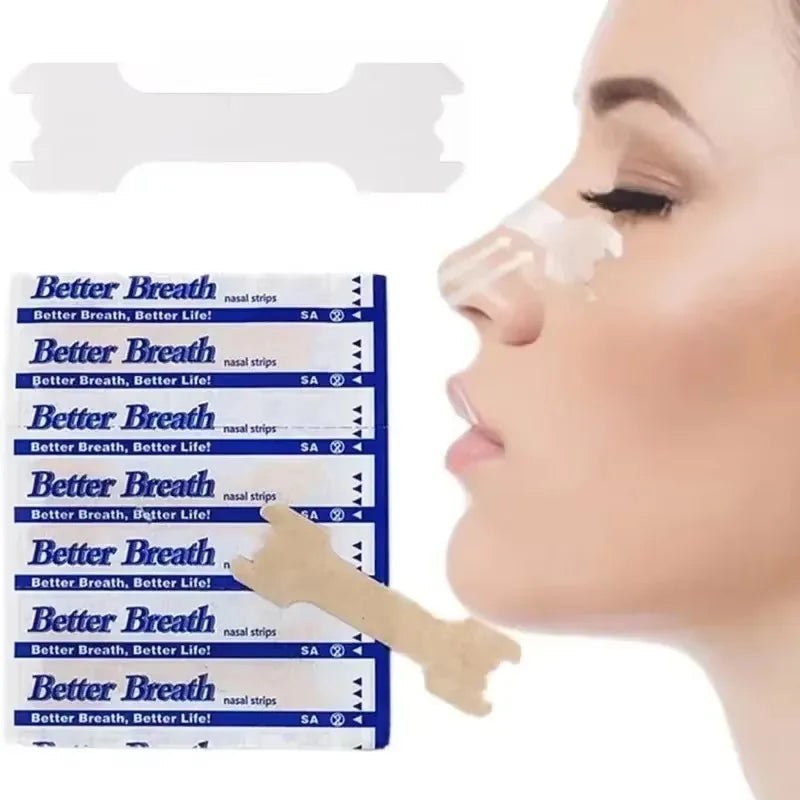 Breathing Nasal Strips for Snoring Relief 5 to 100pcs Anti Snore Nose Clips for Better Sleep and Easy Breathing