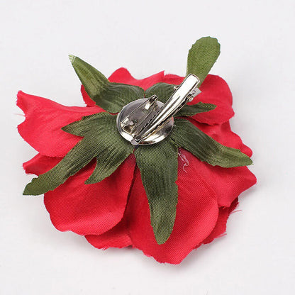 Bohemian Rose Floral Hairpin for Weddings and Beach Getaways
