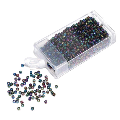 Vintage Japanese 2mm Glass Spacer Beads for Jewelry Making and Needlework