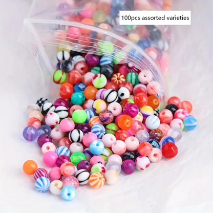 Men's Acrylic Round Balls Assorted Varieties for DIY Piercing Jewelry 10 50 100pcs