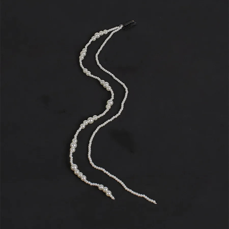 Elegant Pearl Braided Hairpin Headband for Women Weddings and Parties