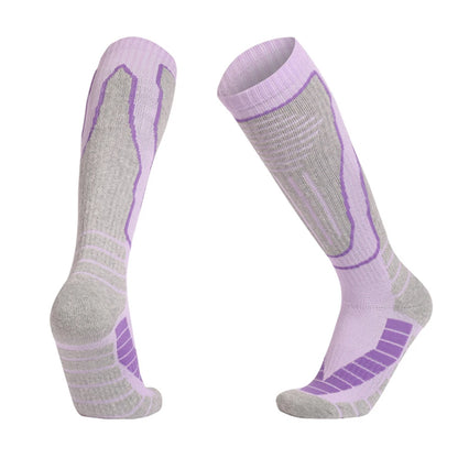 Thermal Winter Cotton Ski Socks For Women And Kids Thick