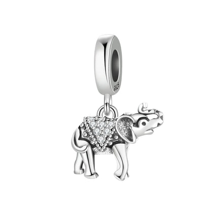 925 Sterling Silver Cute Pet Animal Pendant Charm Gift