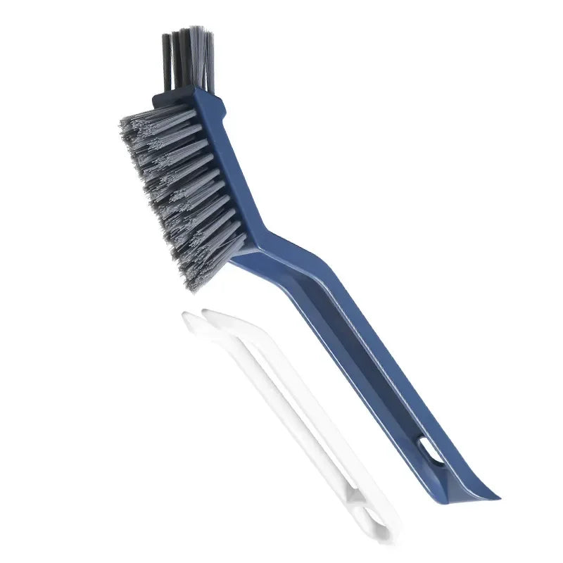 Effective Cleaning Brush for Corners and Gaps - 2-in-1 Multipurpose Tile and Bathroom Brush