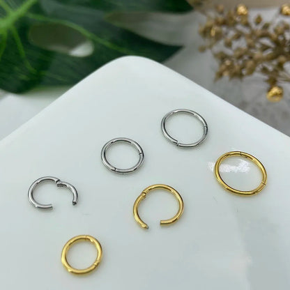 Star Zircon Stainless Steel Helix Piercing Earrings For Women