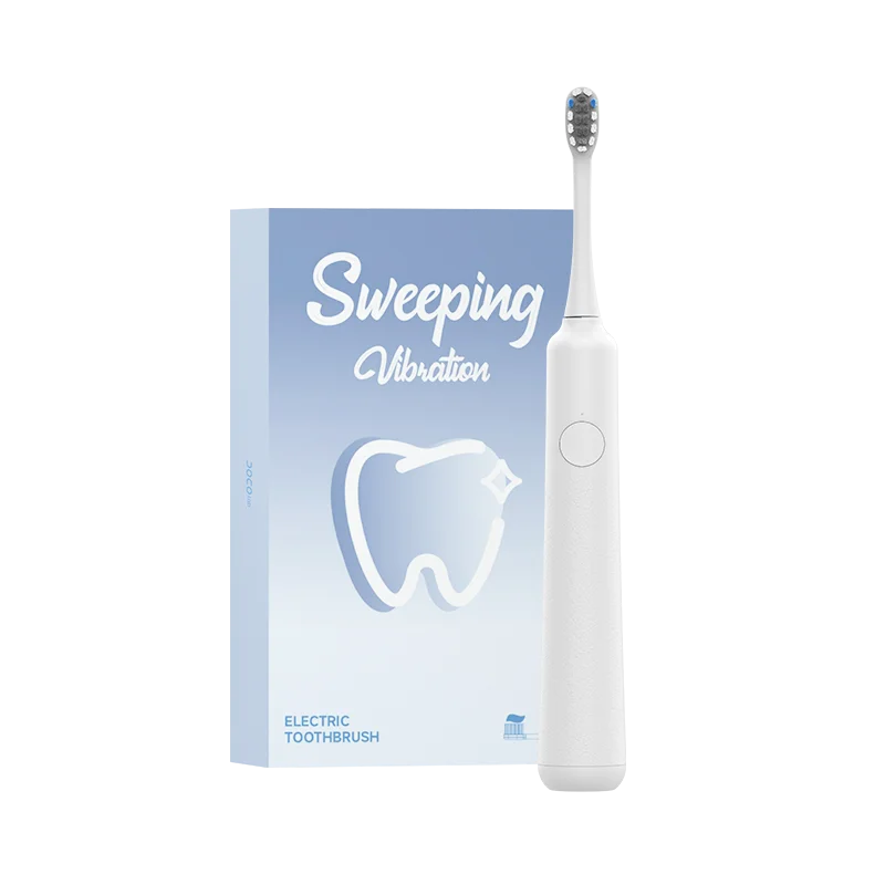 DOCOLAB Electric Toothbrush Sonic Vibration Brush USB Charging IPX7 Waterproof 1 white toothbrush