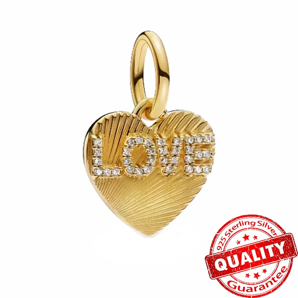 Elegant 925 Sterling Silver Ocean Themed Pendant Charm for Jewelry FCC447-GD