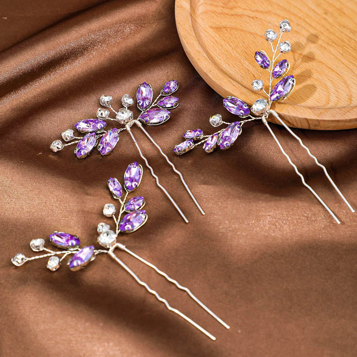 Elegant Bridal Hairpins for Girls - U-Shaped Wedding Hair Clips and Prom Accessories