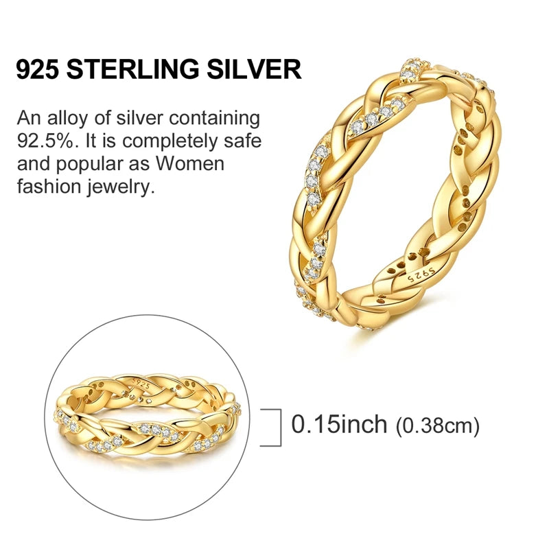 New 925 Sterling Silver Heart Shaped Zircon Starmoon Ring for Women Fine Engagement Wedding Jewelry Gifts SER231