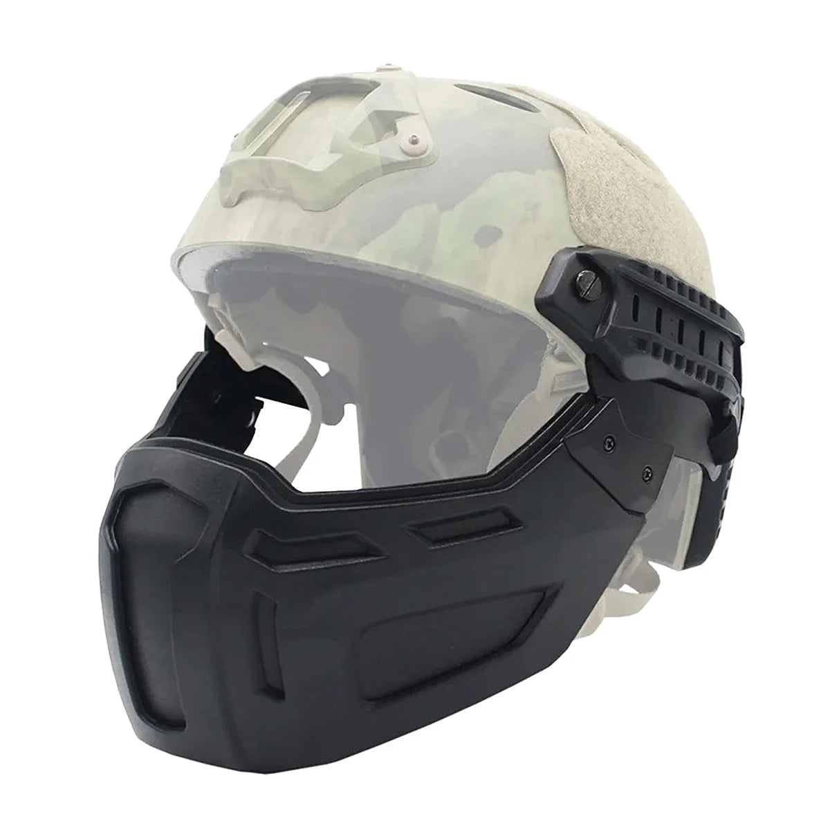 New Tactical FAST Helmet Half Face Mask for Airsoft Gear
