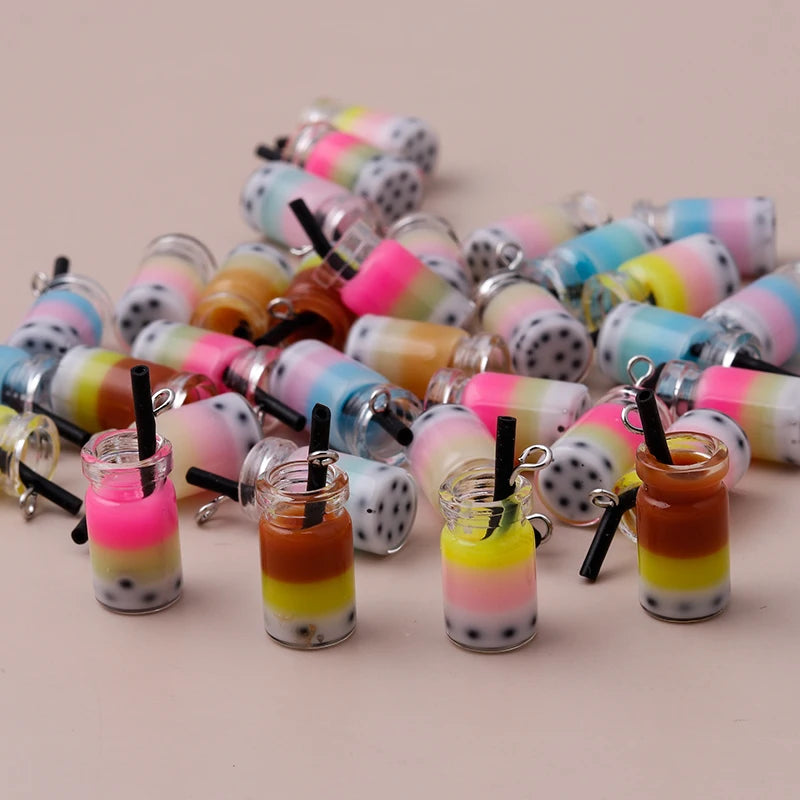 Charming 3D Resin Ice Cream Pendants for DIY Jewelry Creations