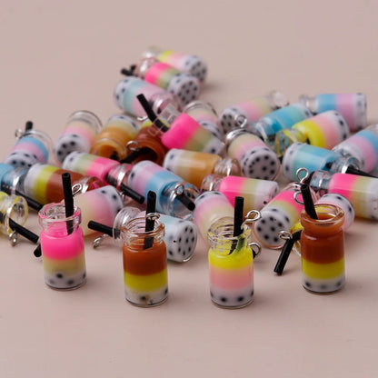 Charming 3D Resin Ice Cream Pendants for DIY Jewelry Creations