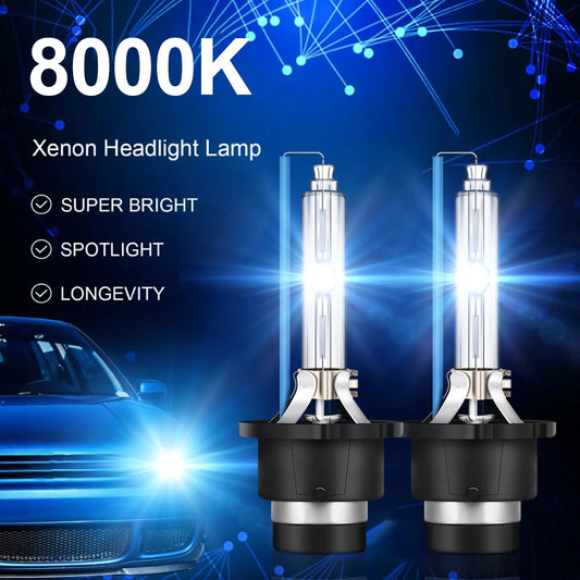 Roadsun Xenon Headlight Bulbs 35W 30000LM HID D1S D2S D3S D4S 4300K-10000K 2PCS