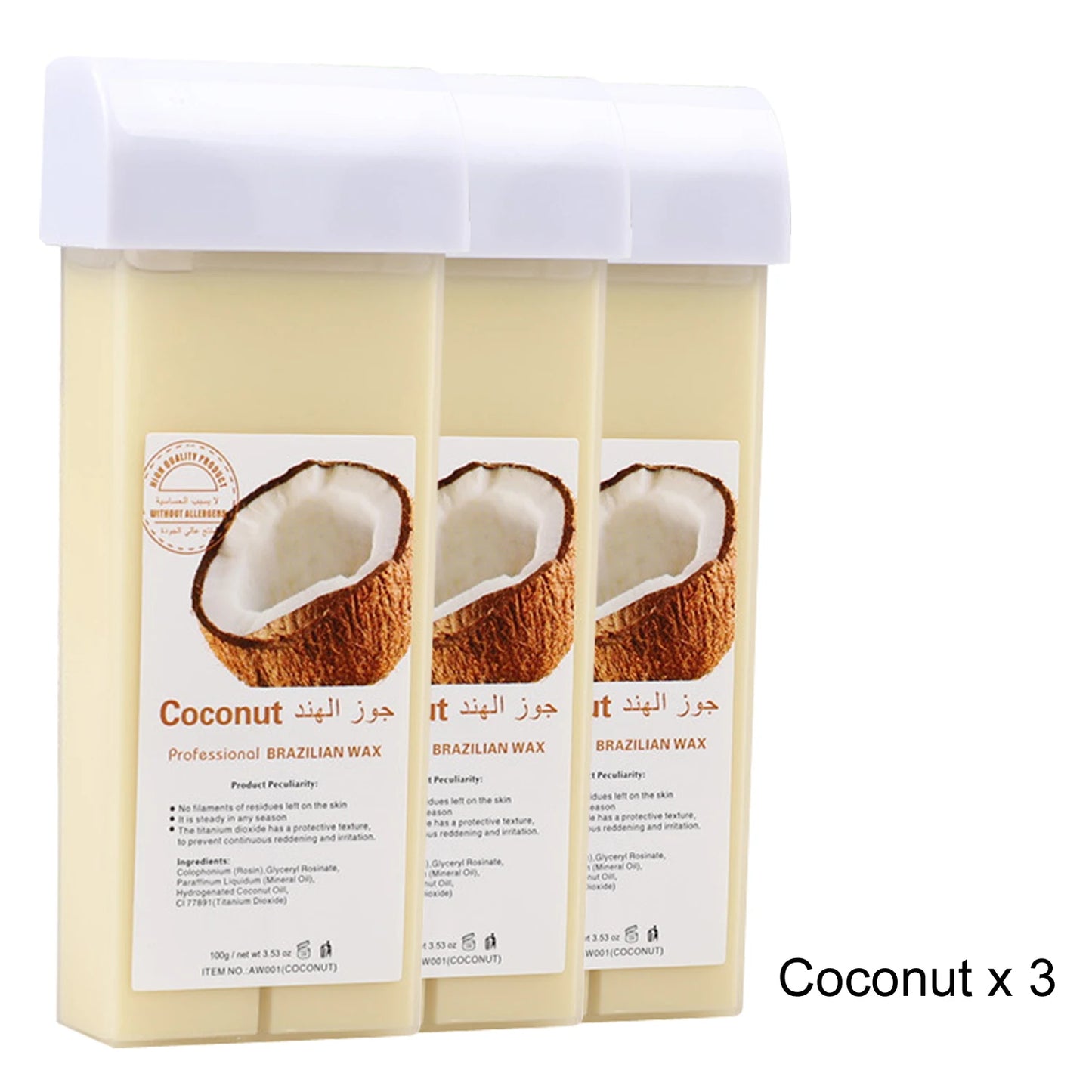 Painless Roll On Wax Cartridge with Honey and Aloe for Effortless Bikini and Body Hair Removal