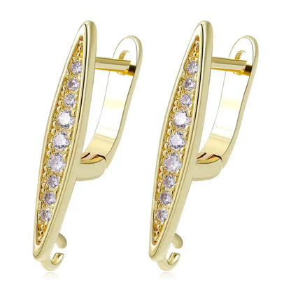 Juya 18K Gold Plated Earwire Hooks for DIY Fashion Jewelry Gold 13