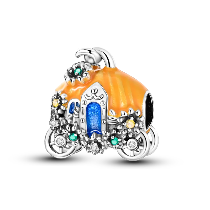 925 Sterling Silver Charm Bead Bracelet for Smartwatch and DIY Jewelry KTC909